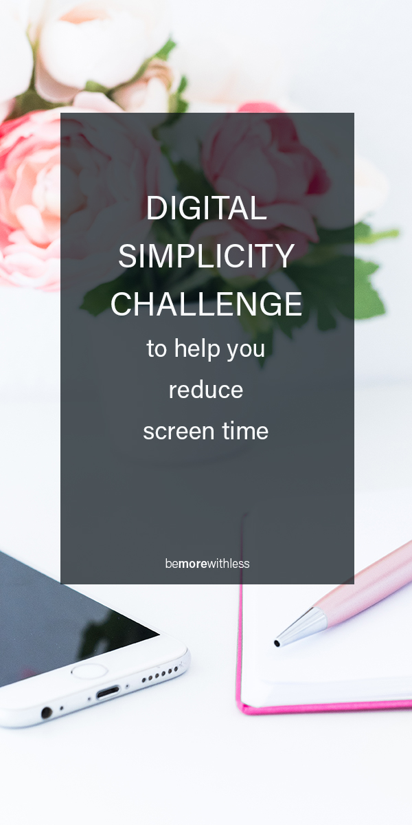 digital simplicity challenge